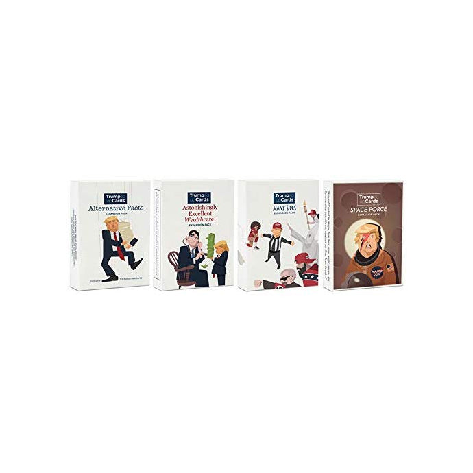 All Four Expansion Packs - Trumped Up Cards
